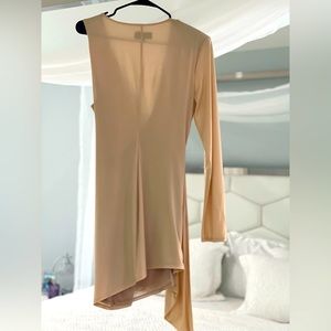 Michael Costello sexy contrail dress